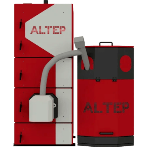 Пеллетный котел Альтеп DUO UNI PELLET 75 кВт с факельной горелкой