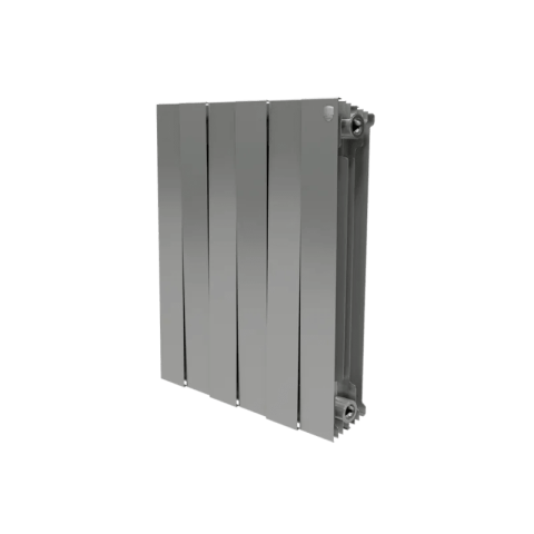 Радиатор биметаллический Royal Thermo Pianoforte 500 Silver Satin (серый)