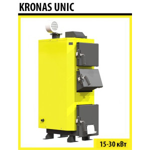 Твердотопливный котел KRONAS UNIC 25 кВт